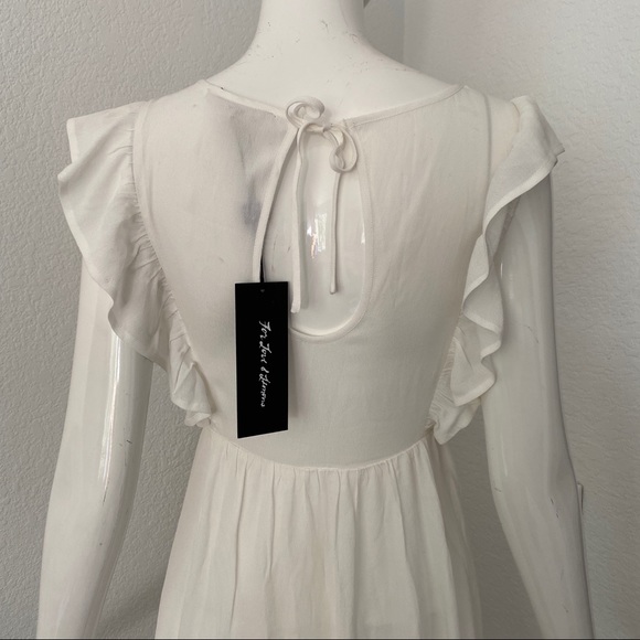 For love & lemons white ruffle dress - Picture 8 of 10